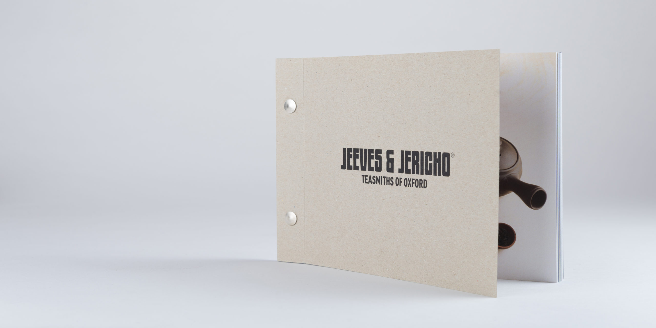 Jeeves and Jericho Tea Brochure Design