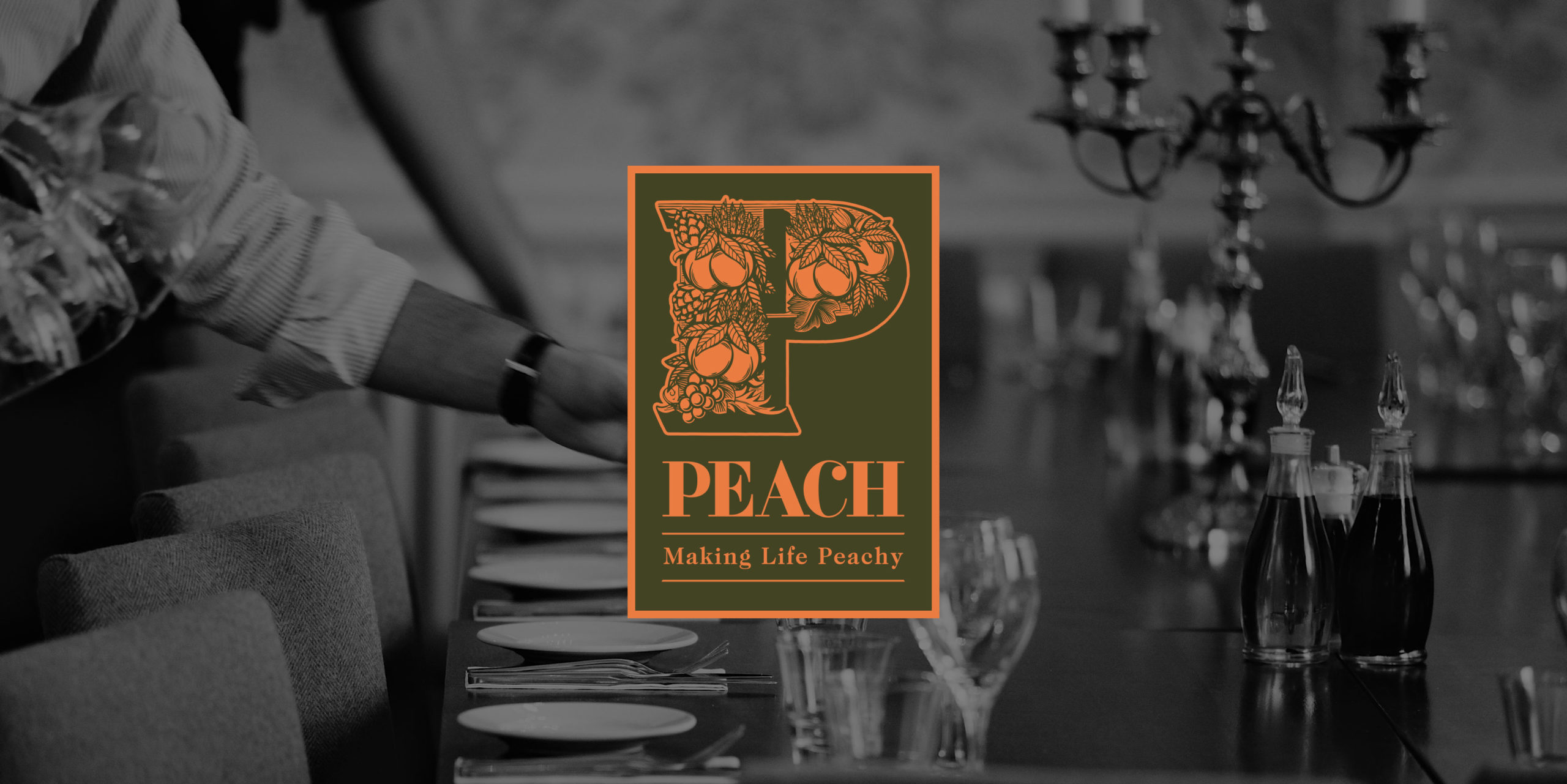 Peach Pubs Co Pub Branding by Toast Food