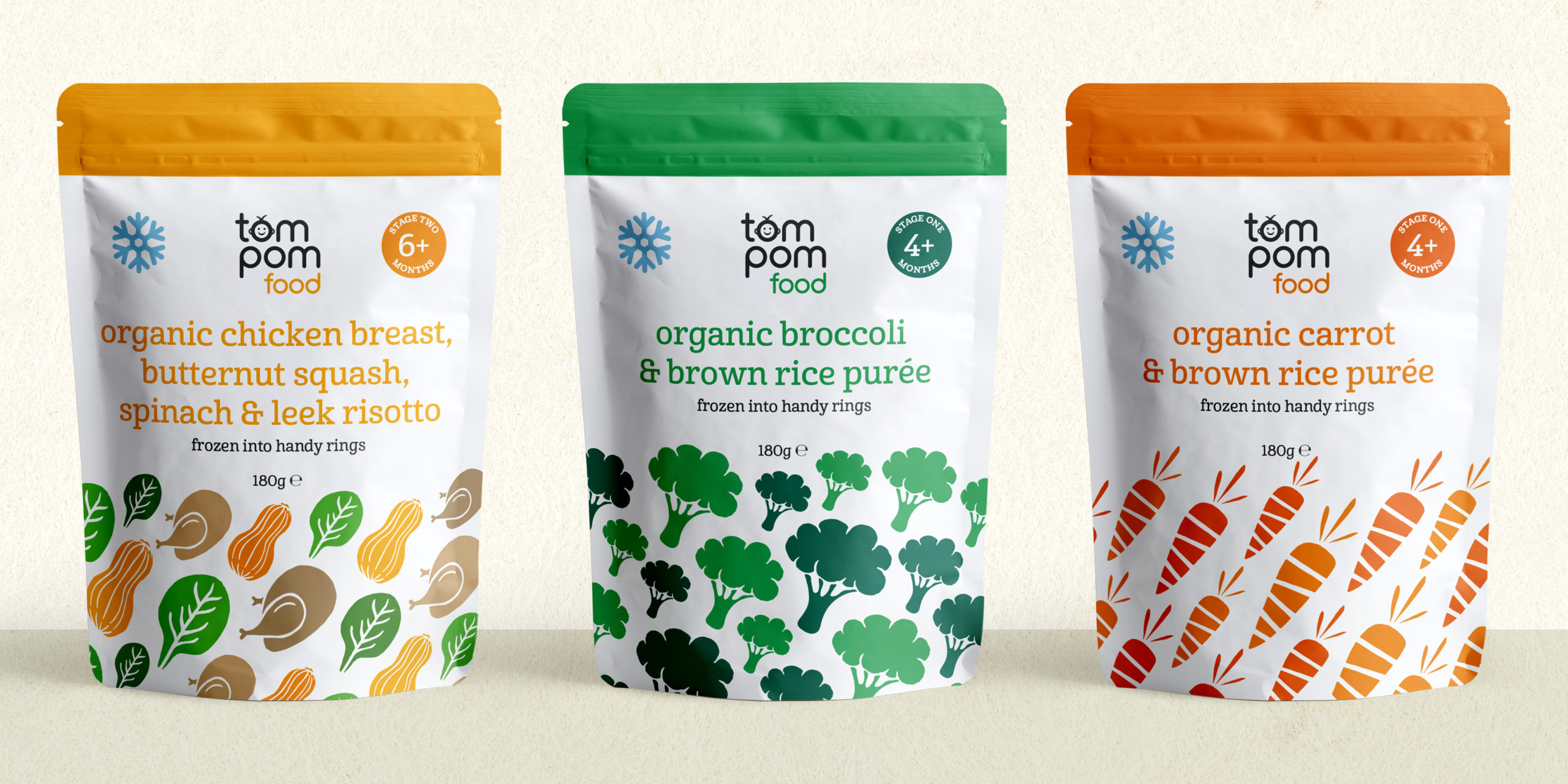 Baby Food Branding and Packaging by Toast Food