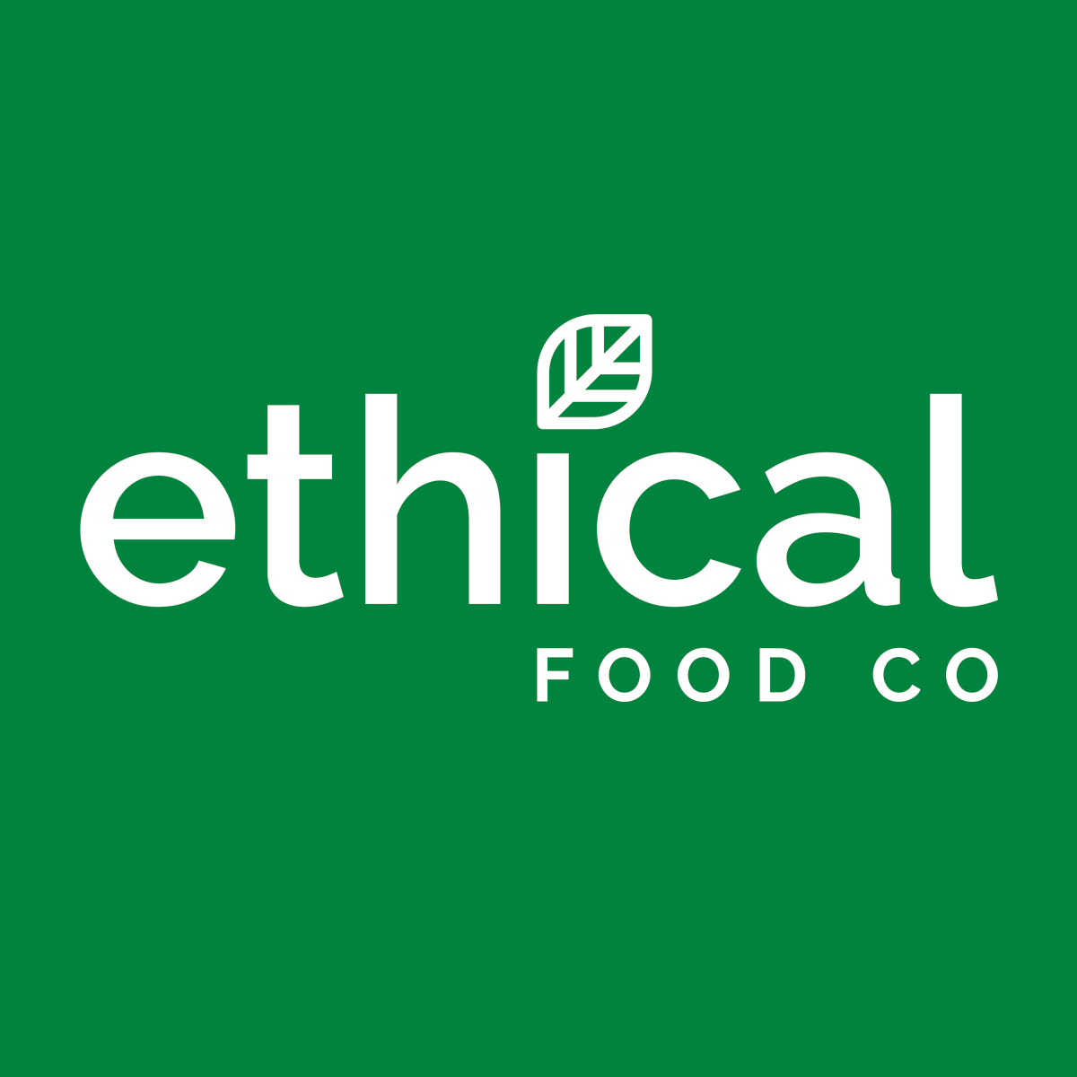 The Ethical Food Co logo design by Toast Ethical Food Branding