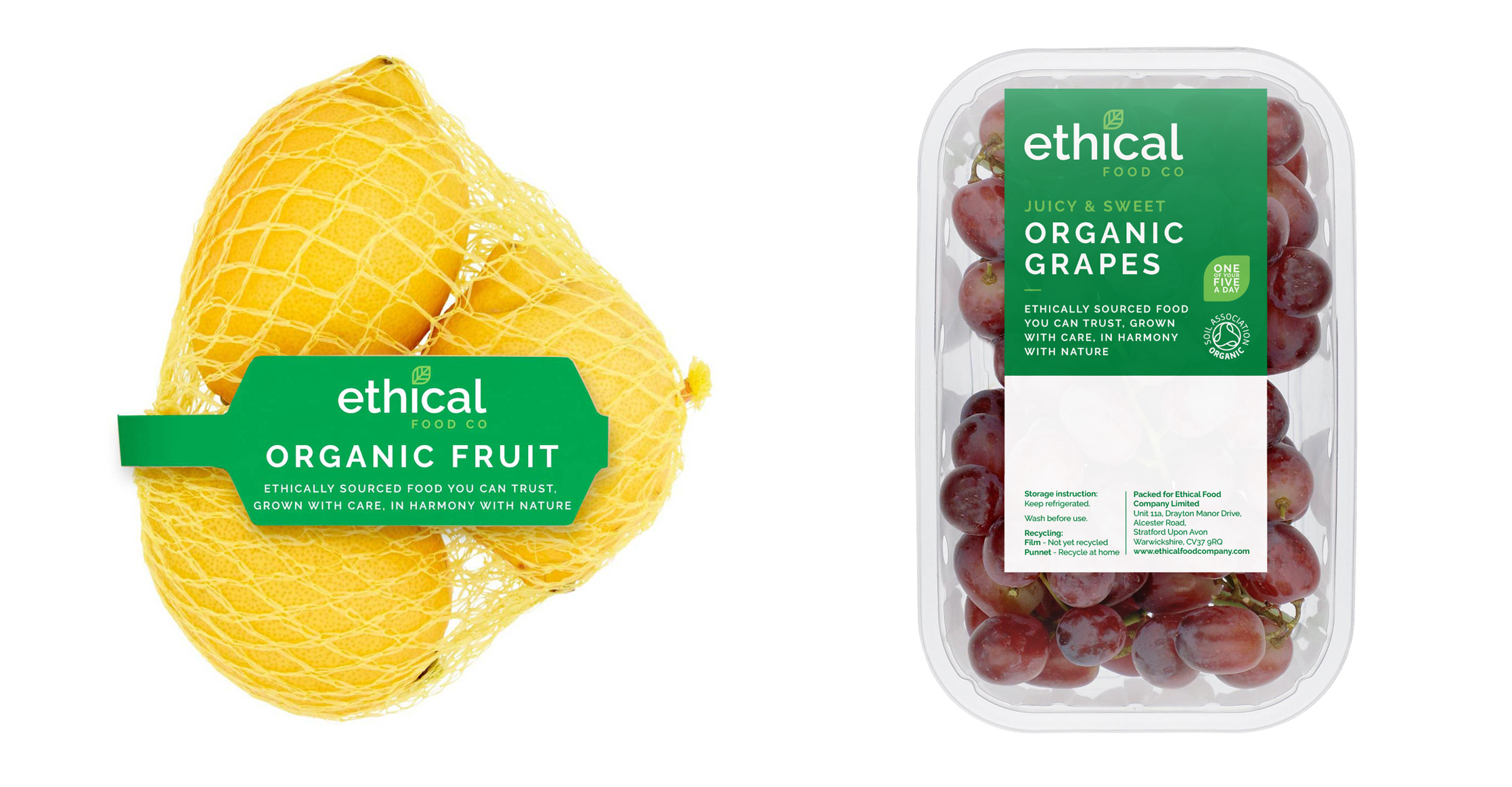 Ethical Food Company Packaging design